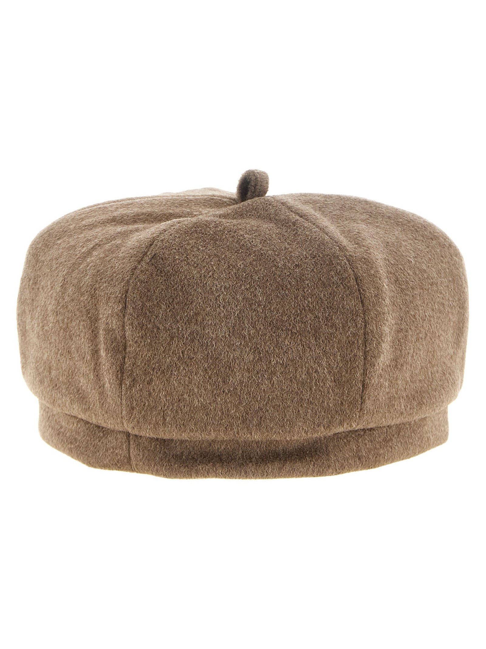 Jacquemus JA344506BM Virgin Wool Beret — Brown, view 3