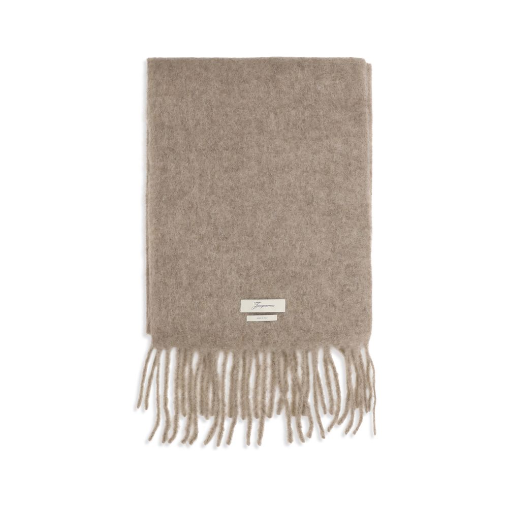 Jacquemus Carro Scarf — Beige by Jacquemus