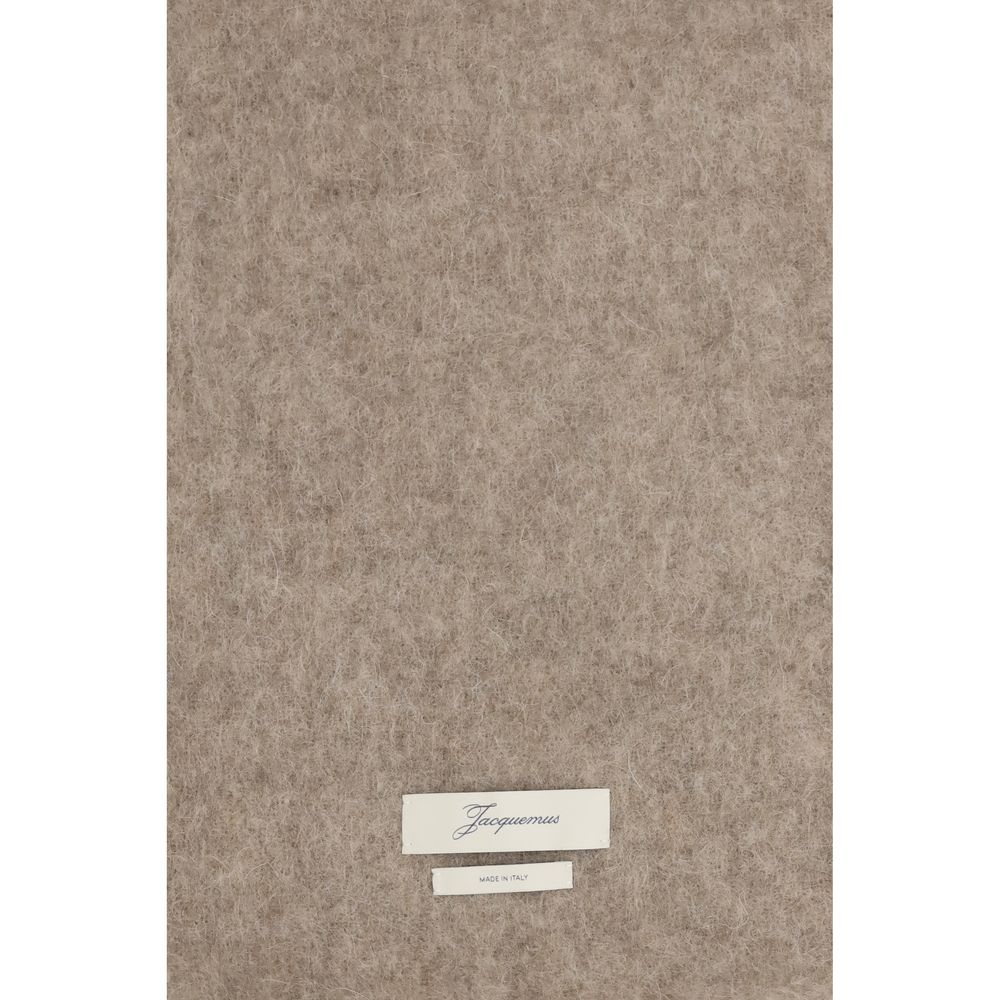 Jacquemus Carro Scarf — Beige, view 3