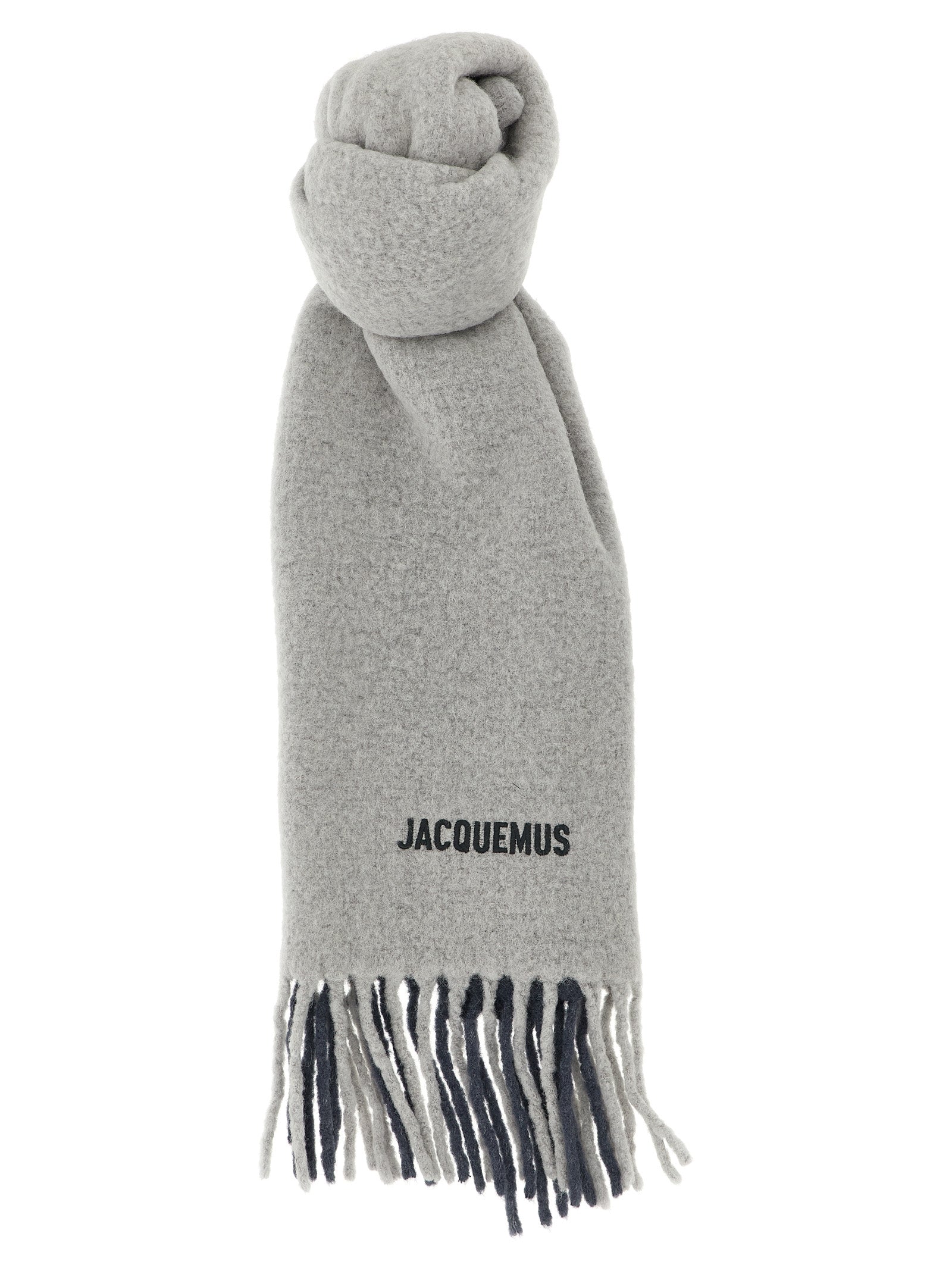 Jacquemus L'Echarpe Moisson Scarf — Gray by Jacquemus