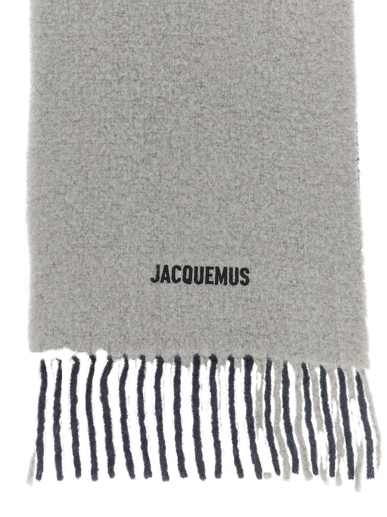 Jacquemus L'Echarpe Moisson Scarf — Gray, view 2