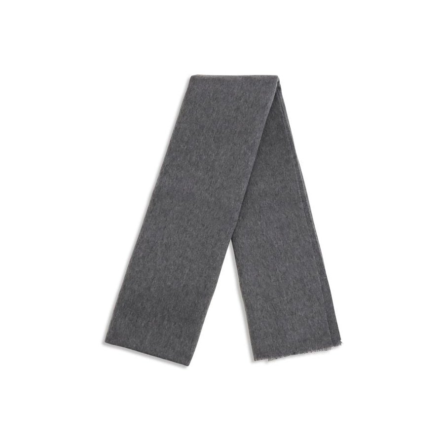 Jacquemus Merino Wool Scarf — Gray, view 2