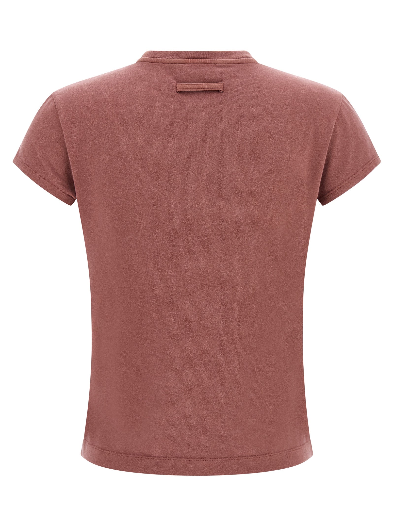 Jean Paul Gaultier Organic Cotton Logo-Embroidered T-Shirt — Rose gold, view 2