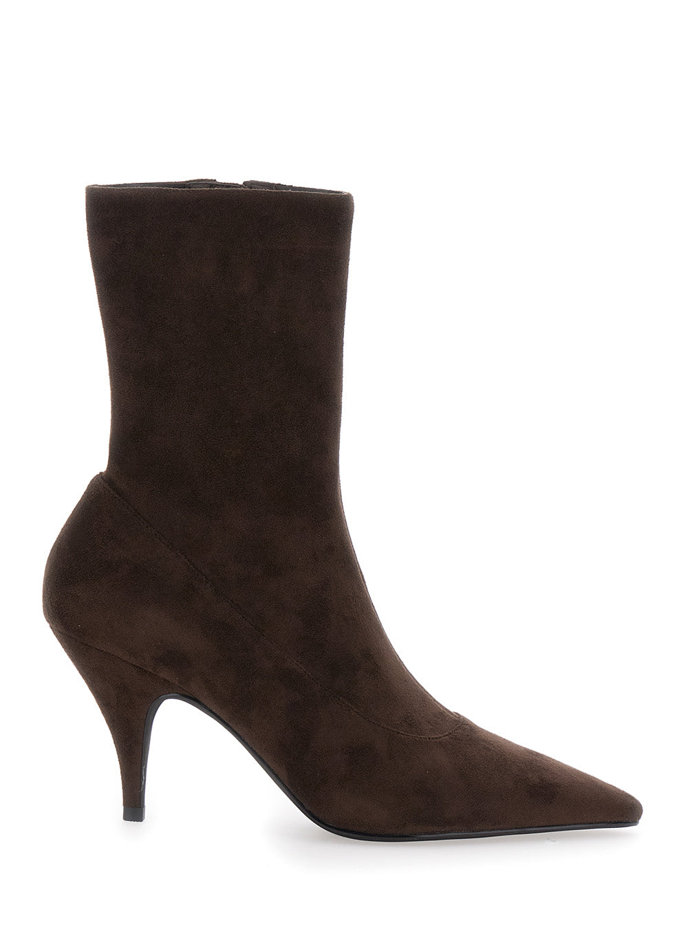 Jeffrey Campbell Pointed-Toe Stiletto Ankle Boot — Brown by Jeffrey Campbell