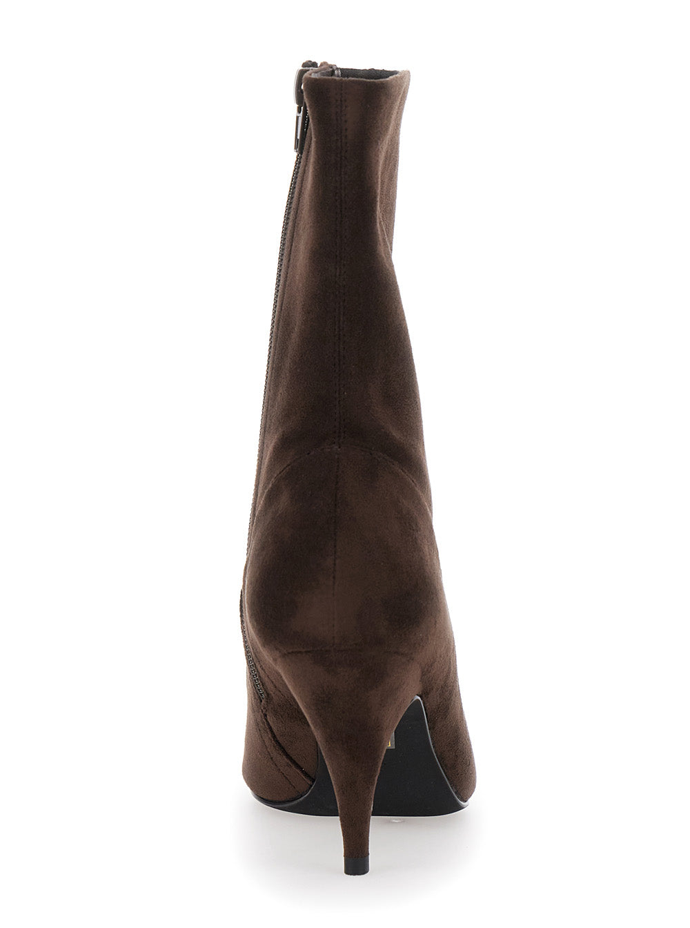 Jeffrey Campbell Pointed-Toe Stiletto Ankle Boot — Brown, view 4