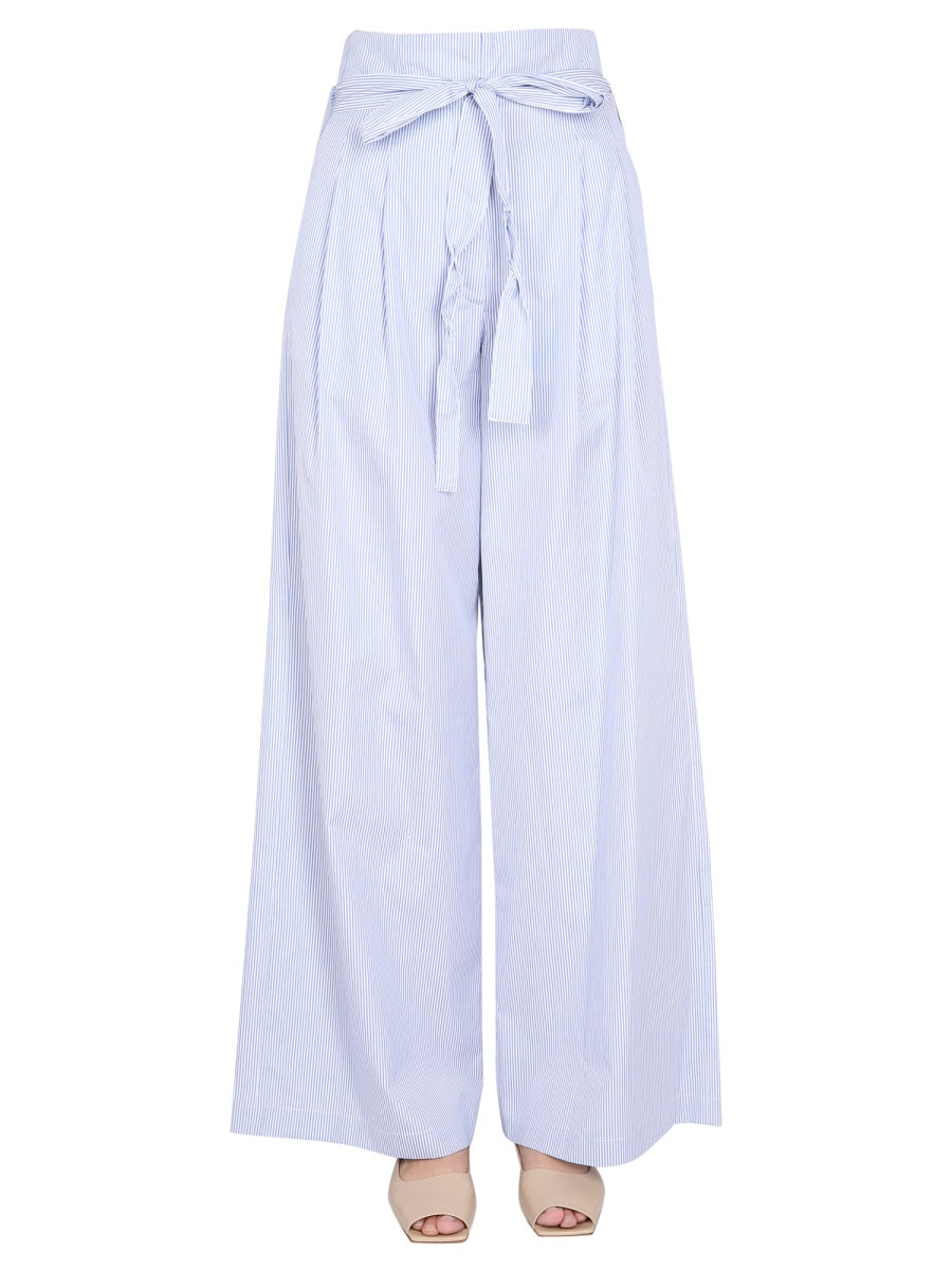Jejia Sophie Trousers — Blue, view 2