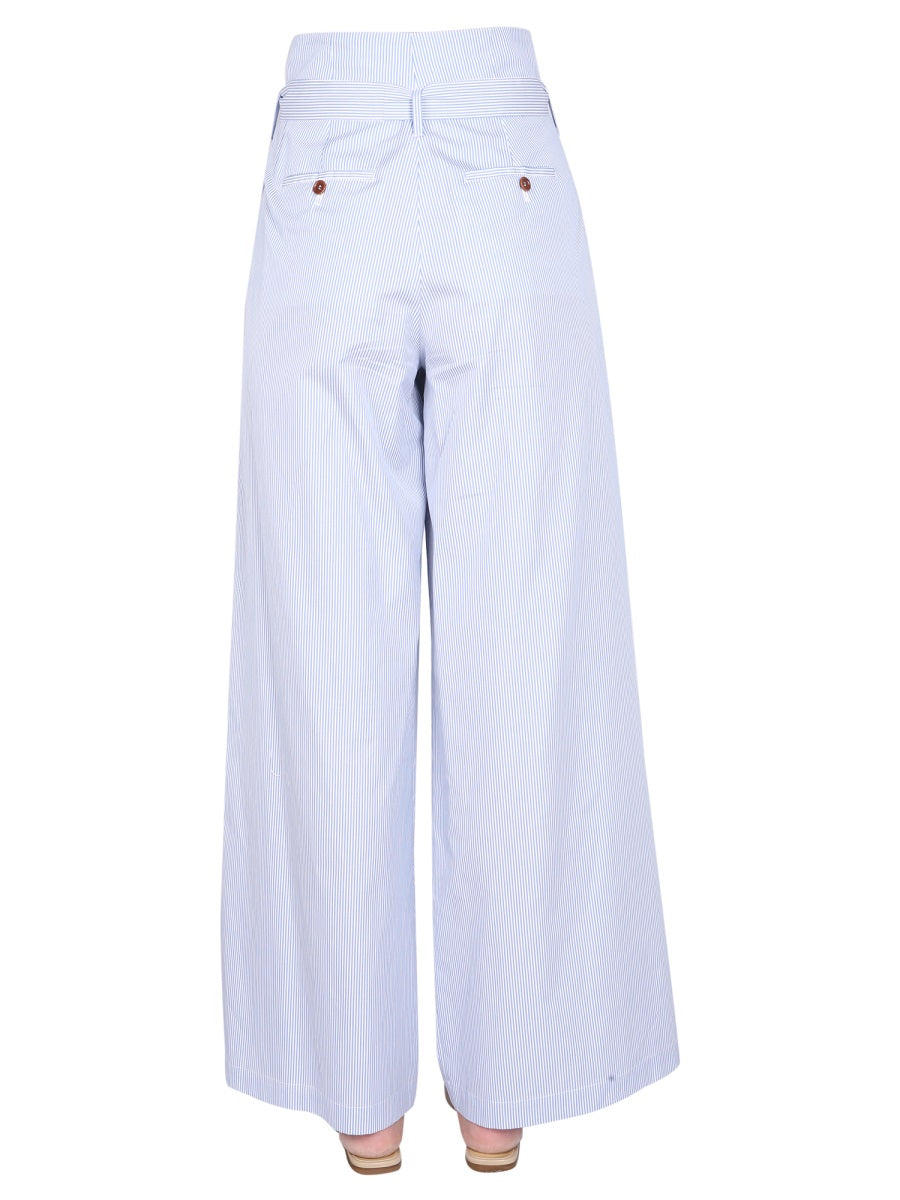 Jejia Sophie Trousers — Blue, view 4