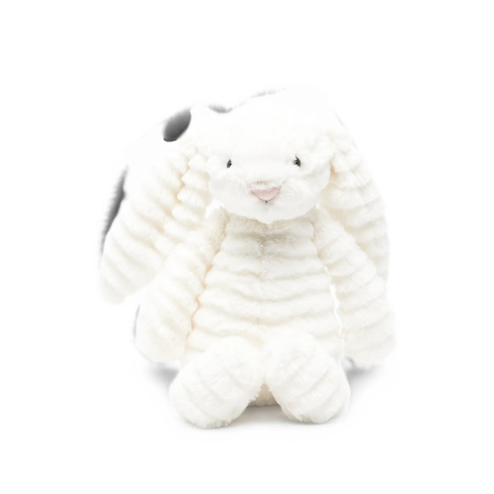 Jellycat Bashful Bunny Nimbus Bag Charm — White by Jellycat