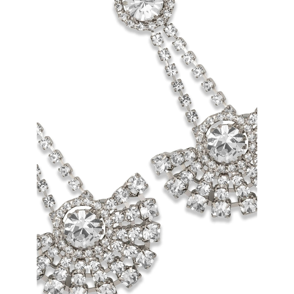 Jennifer Behr Cryst Earrings — Silver, view 3