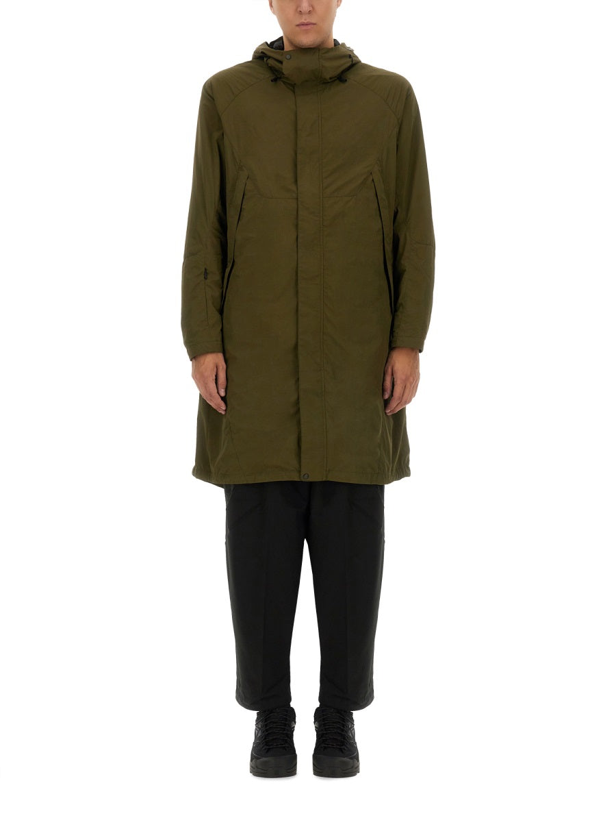 Jg1 Nylon Military Green Raincoat — Green, view 3