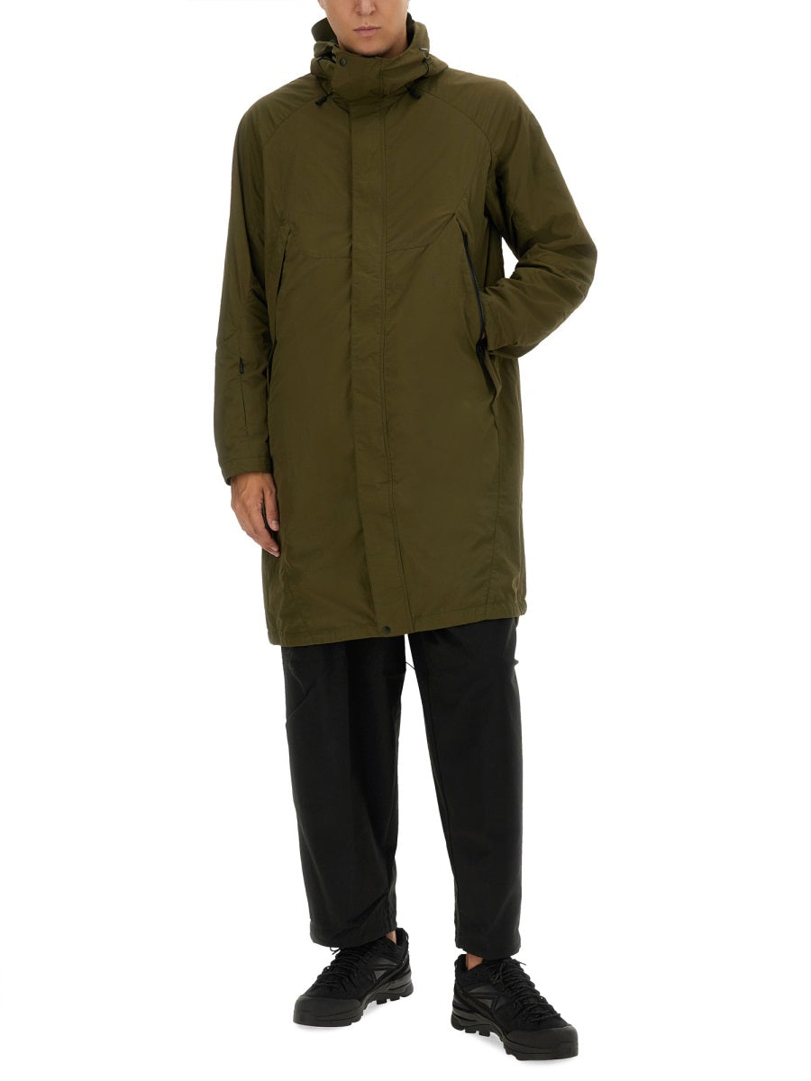 Jg1 Nylon Military Green Raincoat — Green, view 4