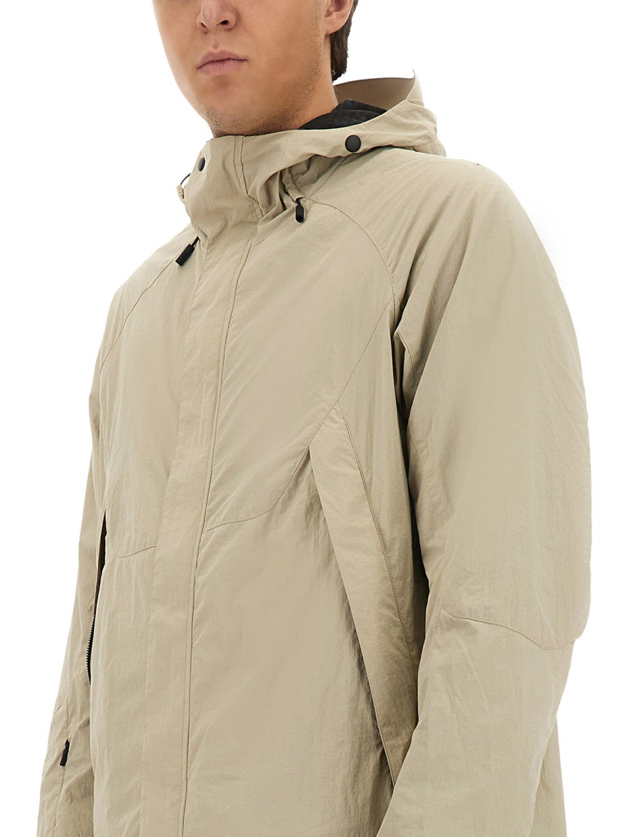 Jg1 Nylon Raincoat — White, view 2