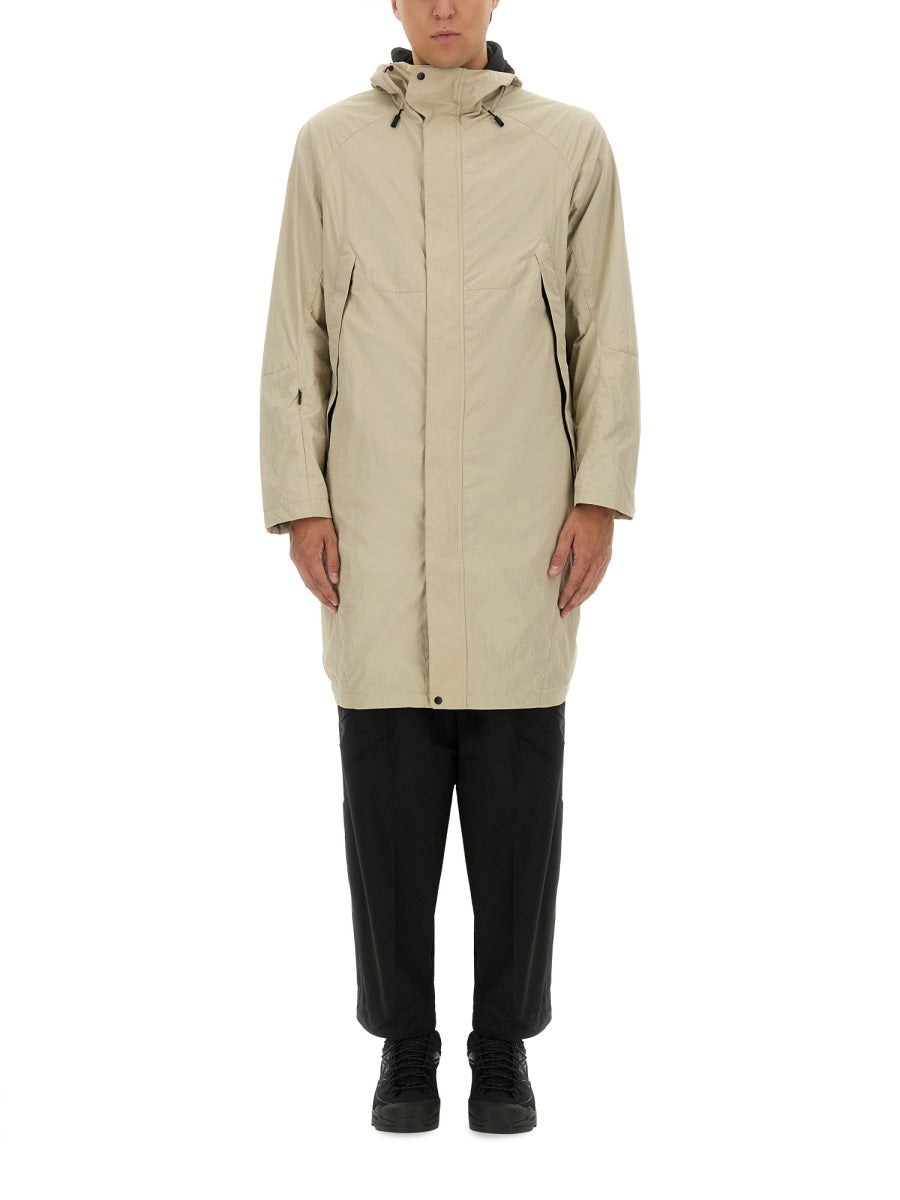 Jg1 Nylon Raincoat — White, view 3