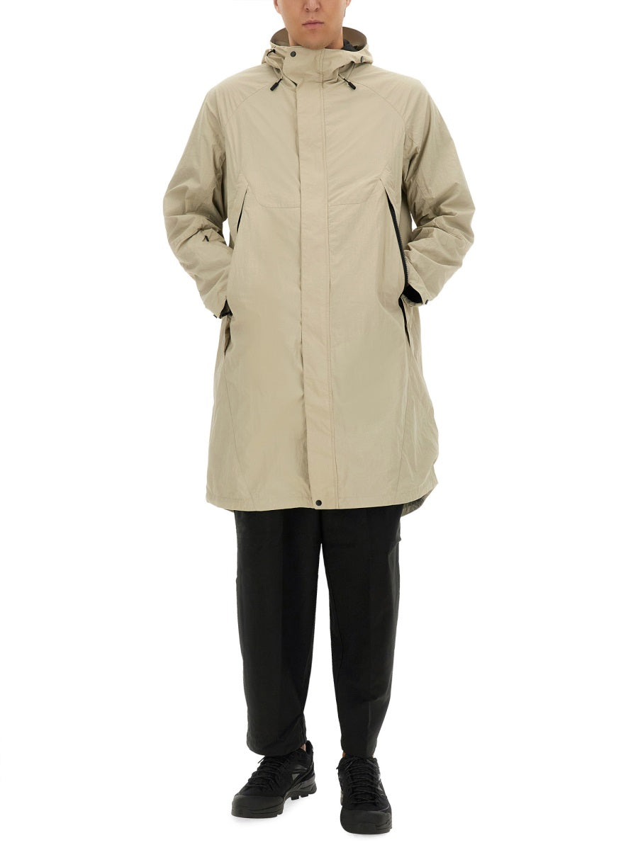 Jg1 Nylon Raincoat — White, view 4