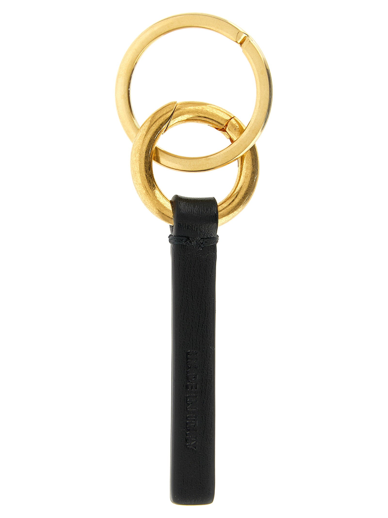 Jil Sander Logo Keyring — Black, view 2
