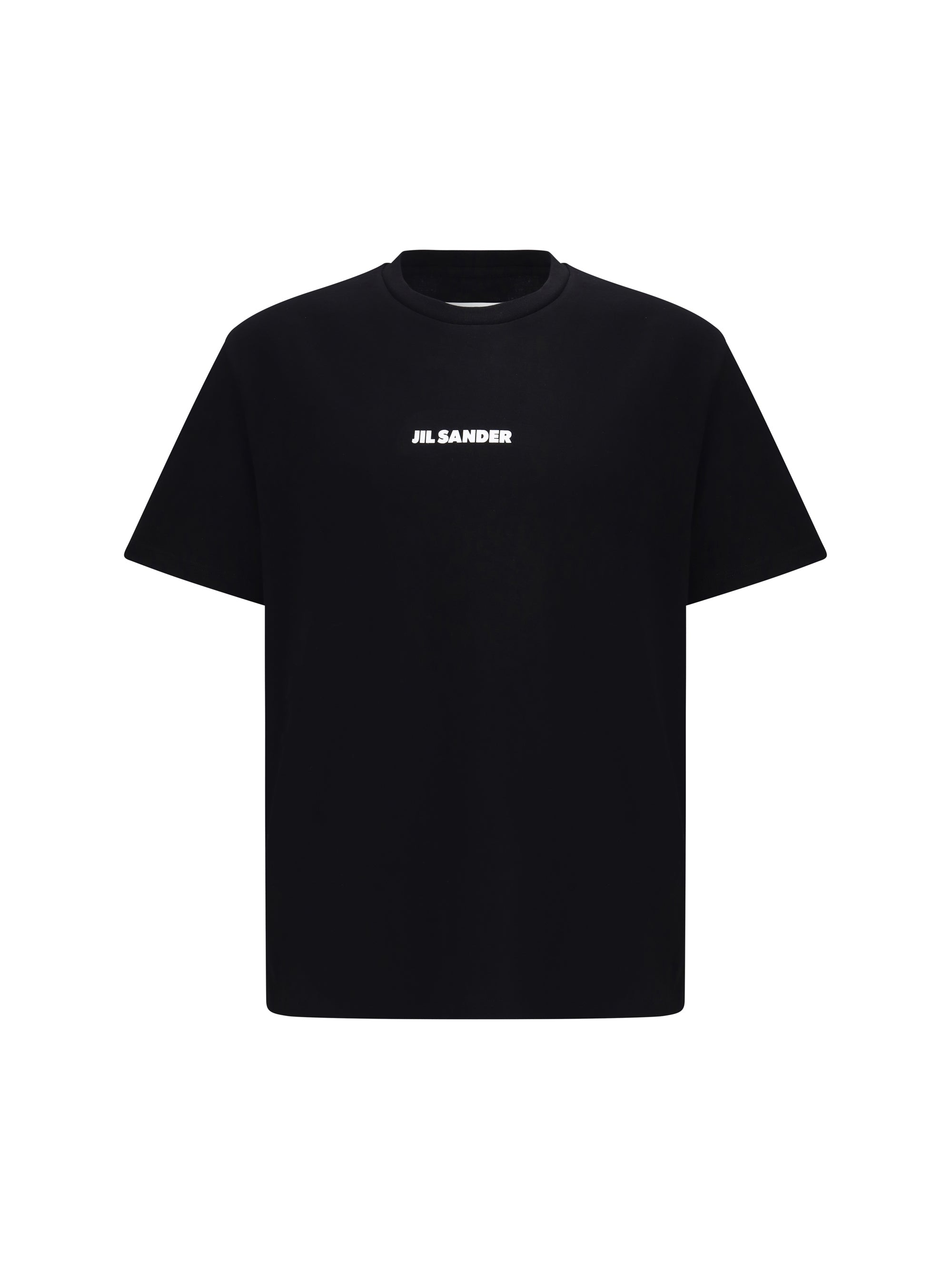Jil Sander Logo-Printed Crew-Neck T-Shirt — Black by Jil Sander
