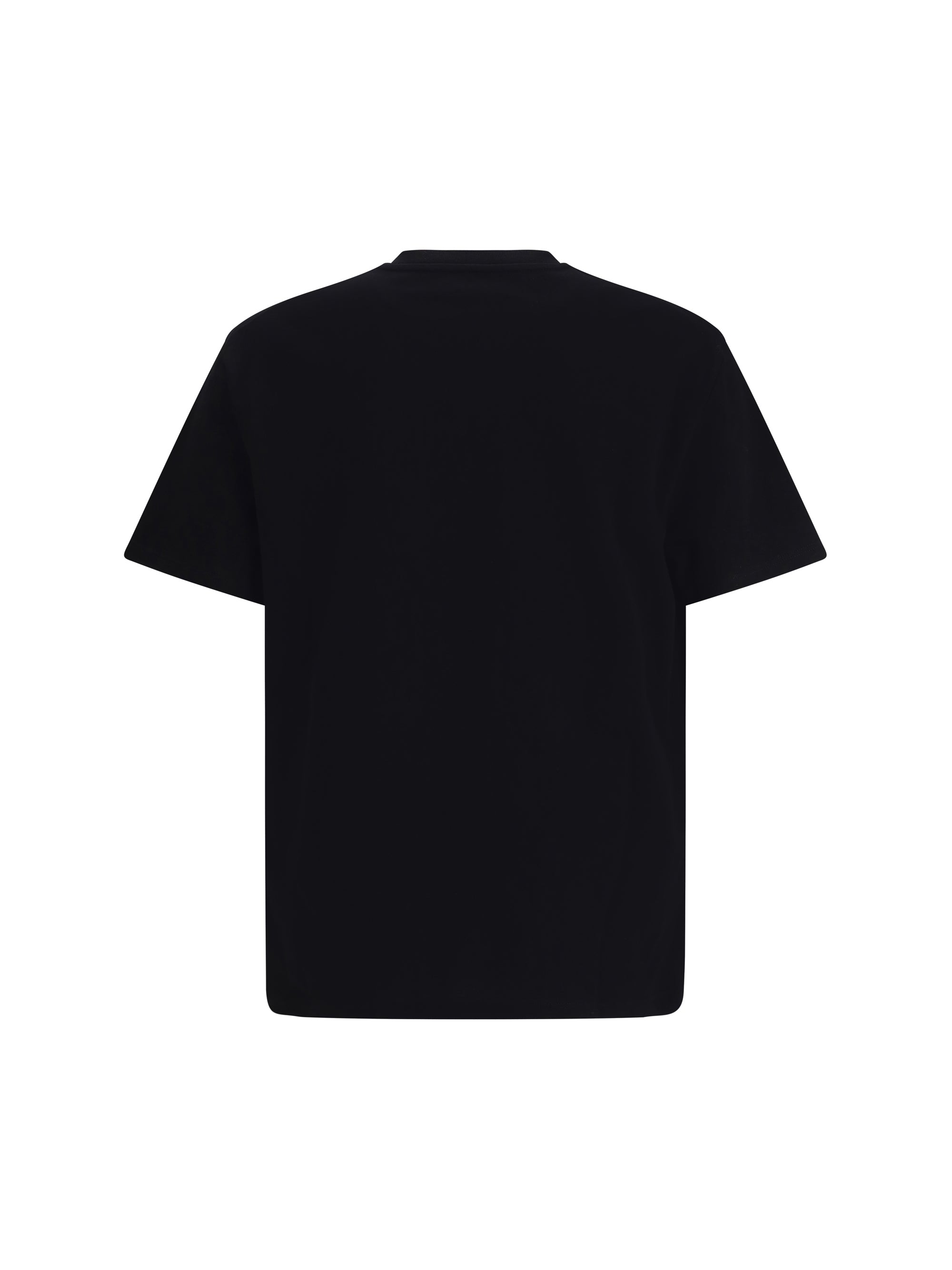 Jil Sander Logo-Printed Crew-Neck T-Shirt — Black, view 3