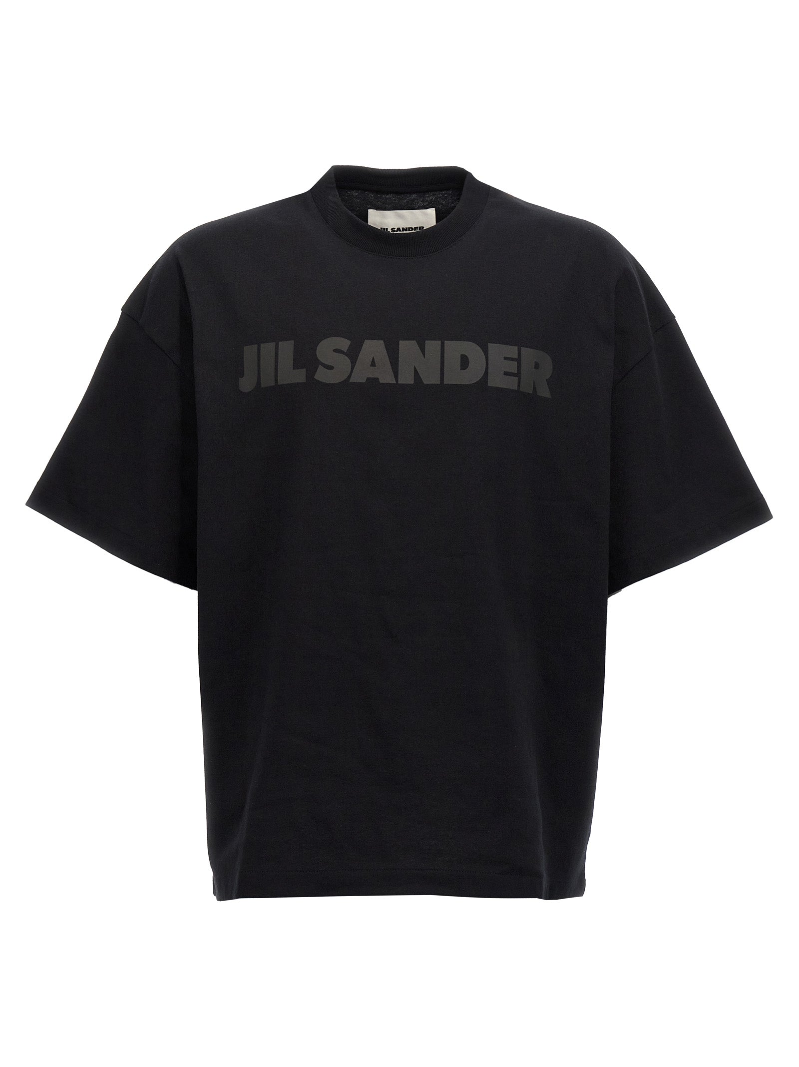 Jil Sander Logo-Print T-Shirt — Black by Jil Sander