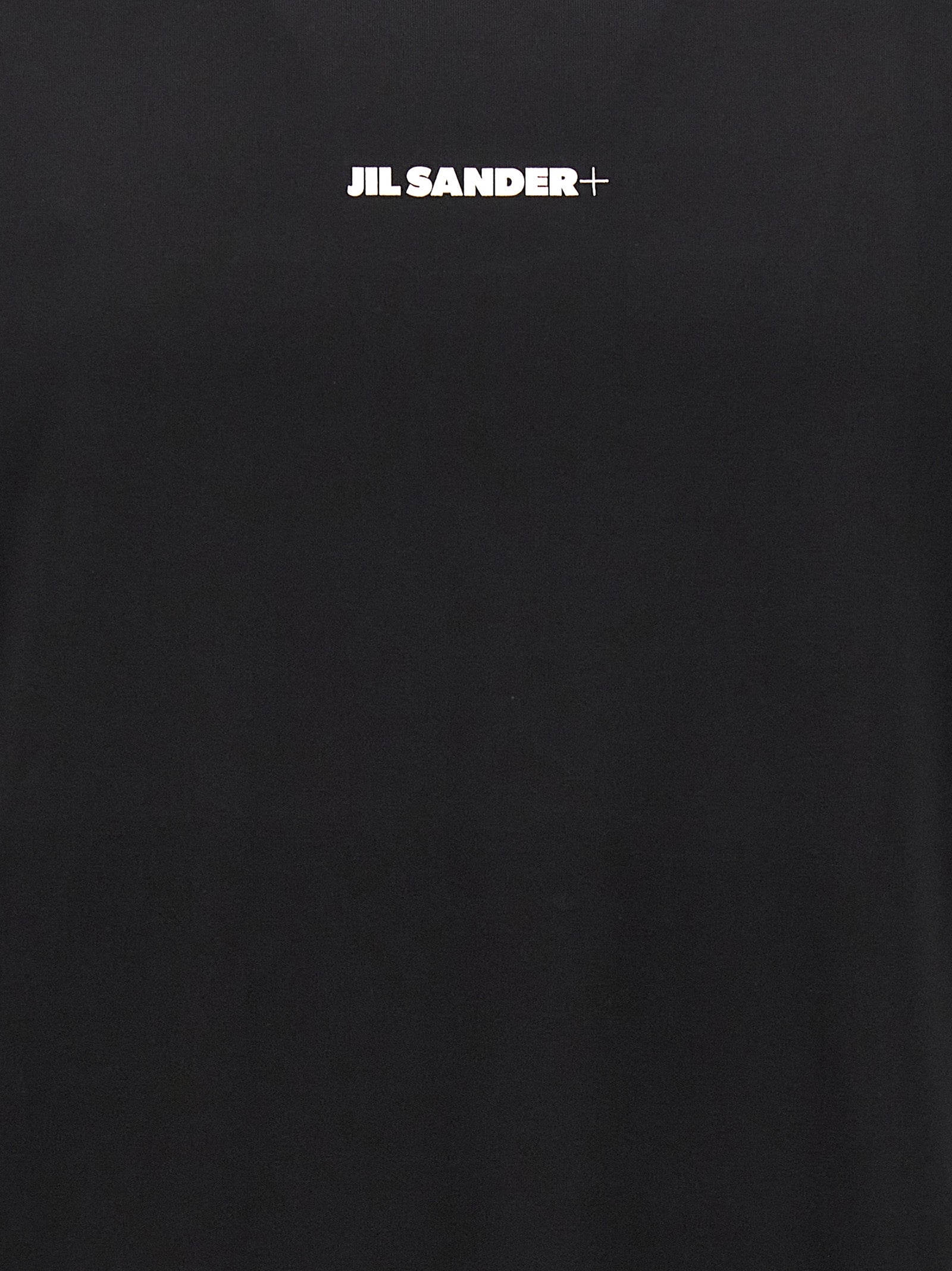 Jil Sander Logo-Print T-Shirt — Black, view 4