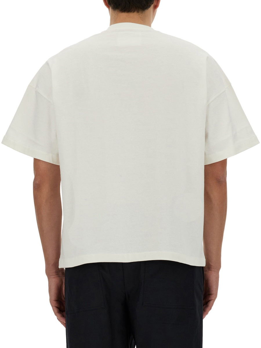 Jil Sander Printed Cotton T-Shirt — White by Jil Sander