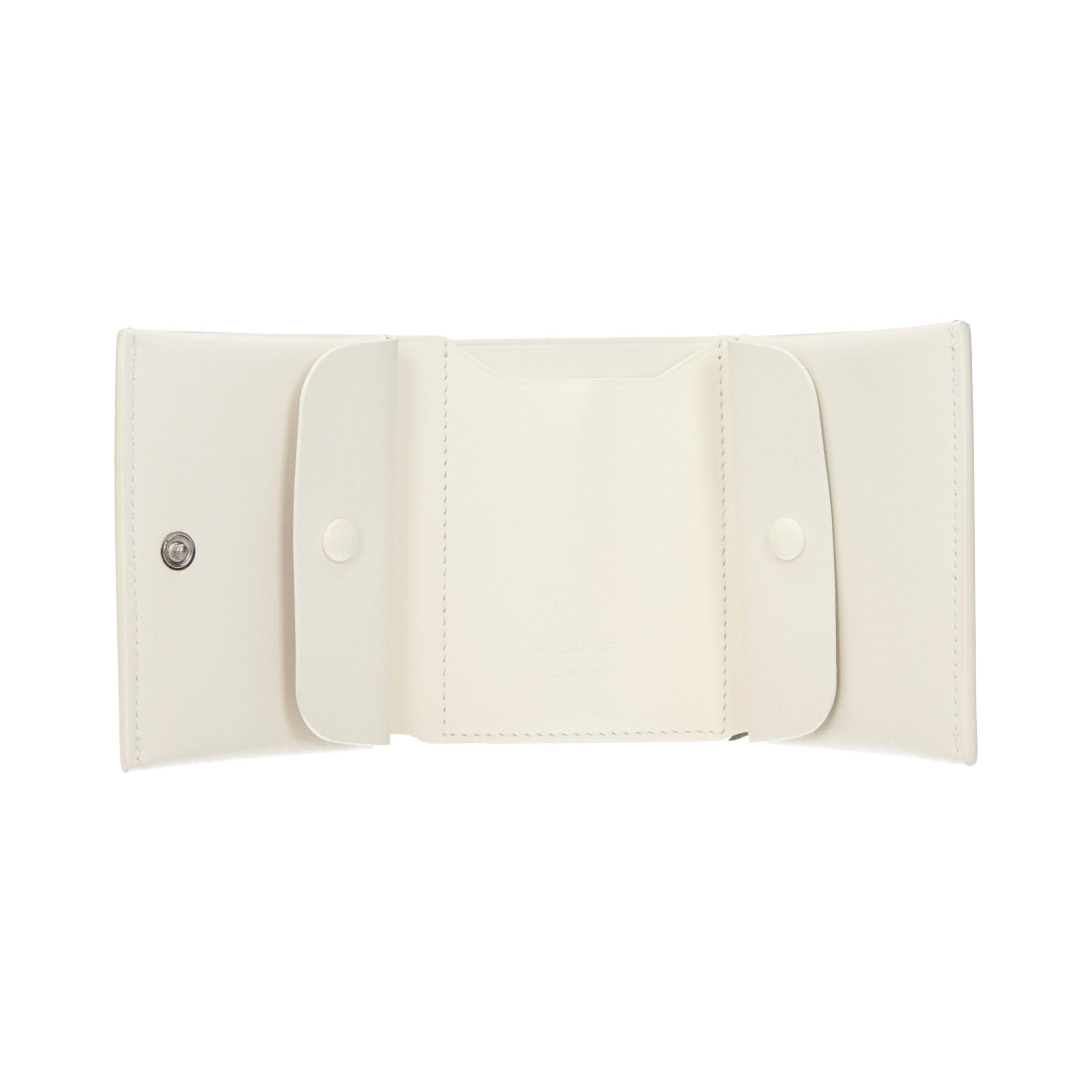 Jil Sander Leather Wallet — Beige, view 3