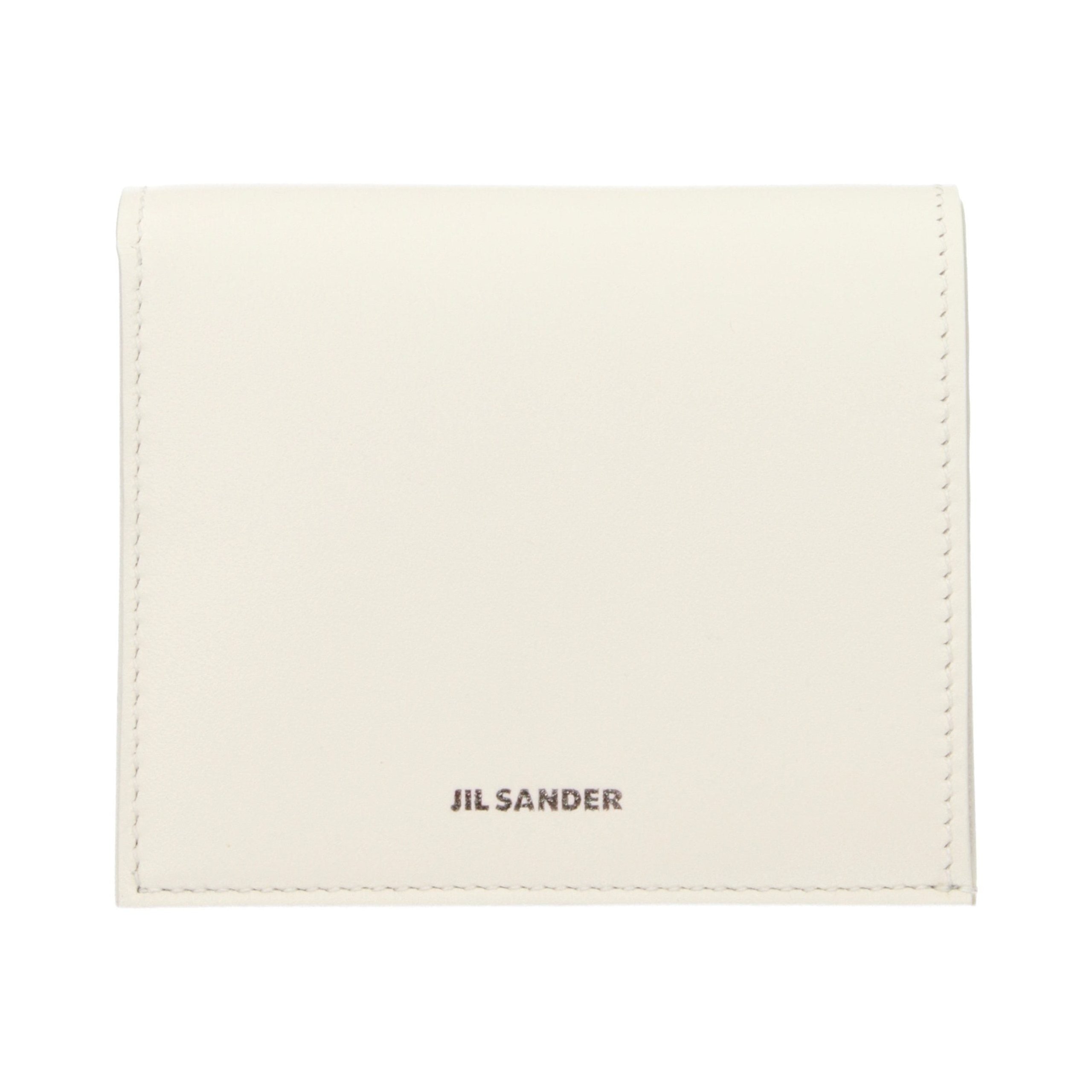 Jil Sander Leather Wallet — White by Jil Sander