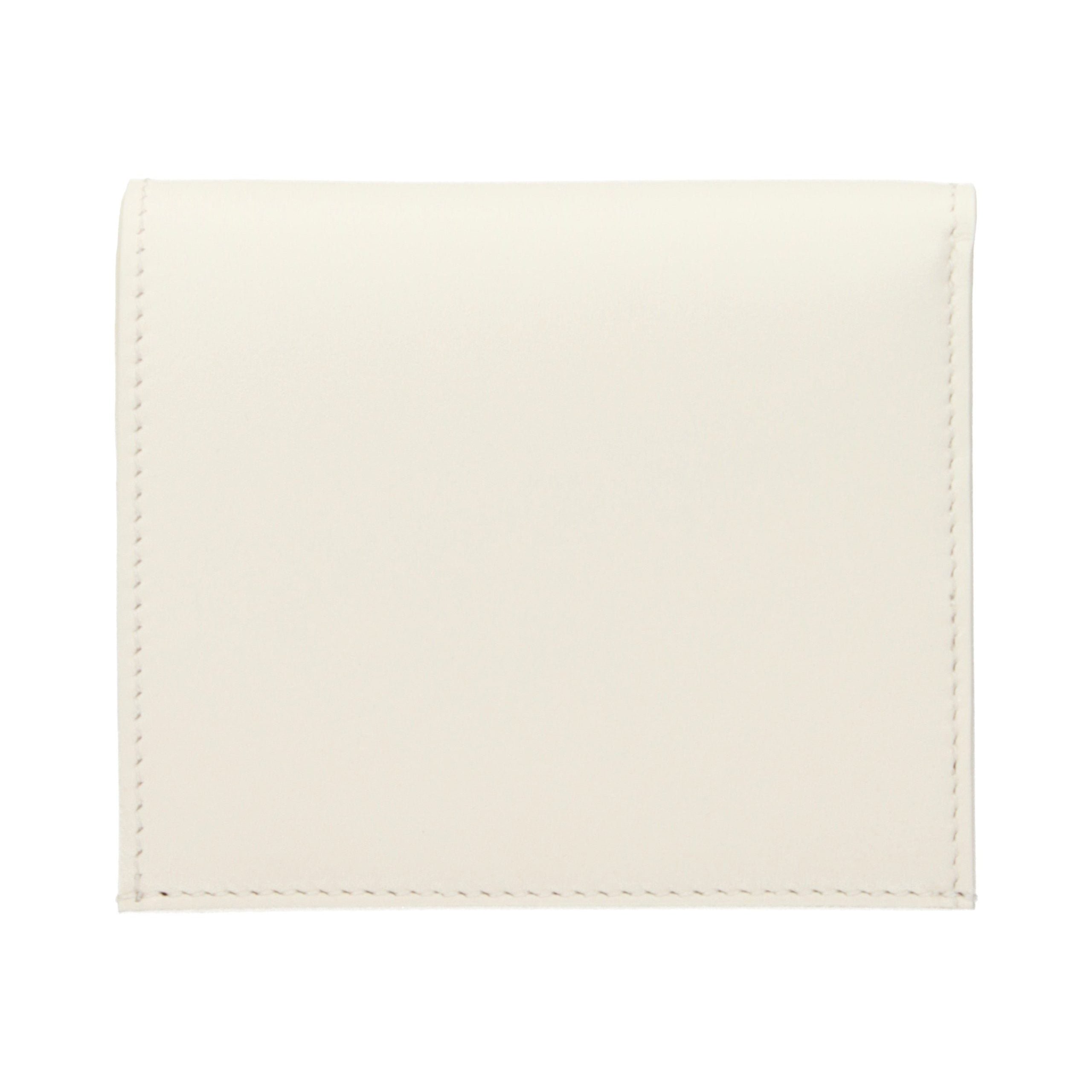 Jil Sander Leather Wallet — White, view 3