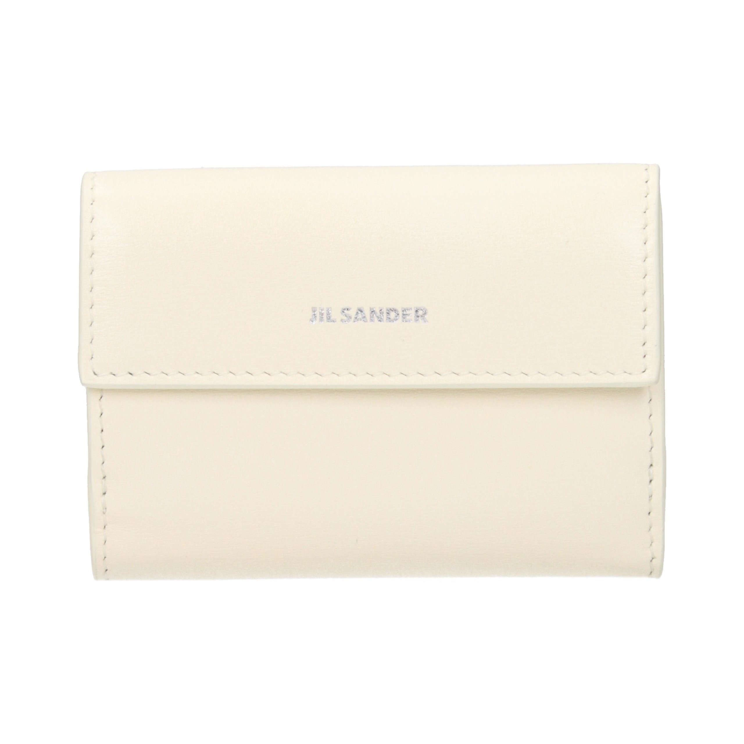 Jil Sander Leather Wallet — White by Jil Sander