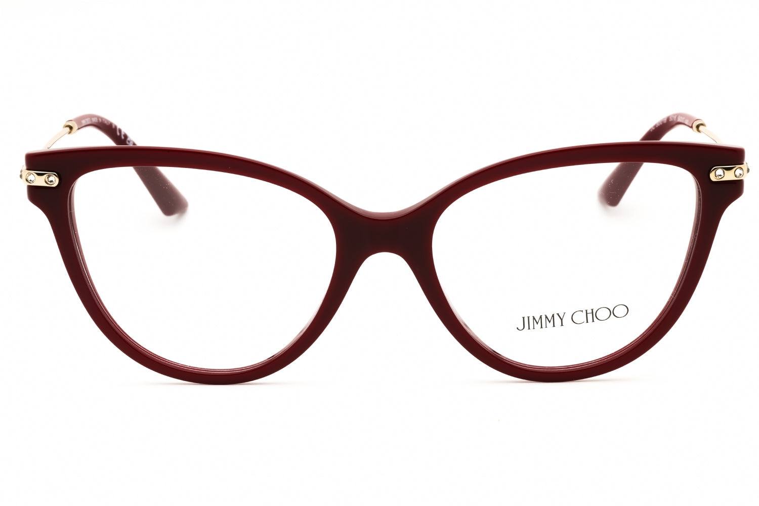 Jimmy Choo 0JC3001B Cat-Eye Acetate Eyeglasses — Red, view 2