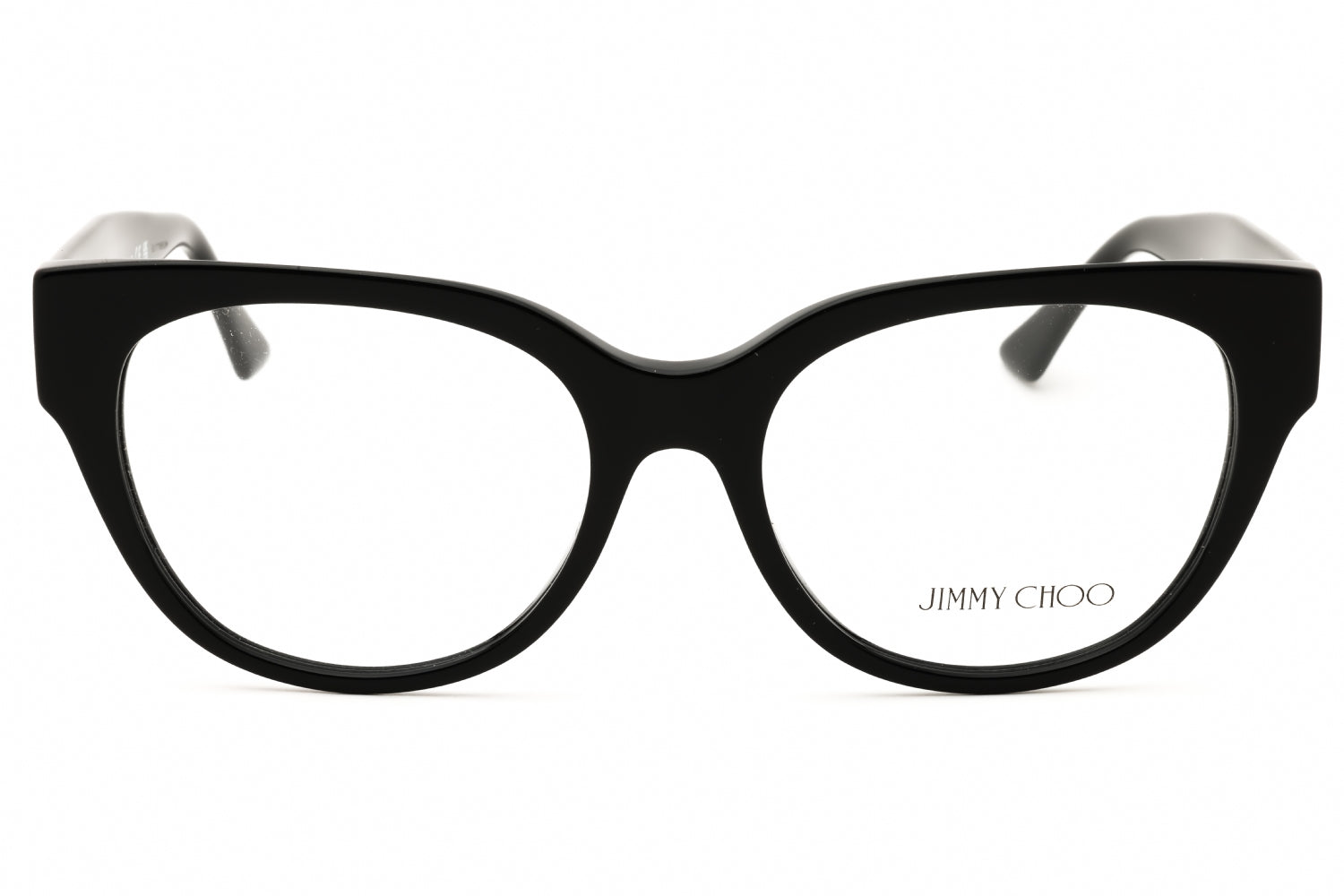 Jimmy Choo 0JC3035 Round Acetate Eyeglasses — Black, view 2