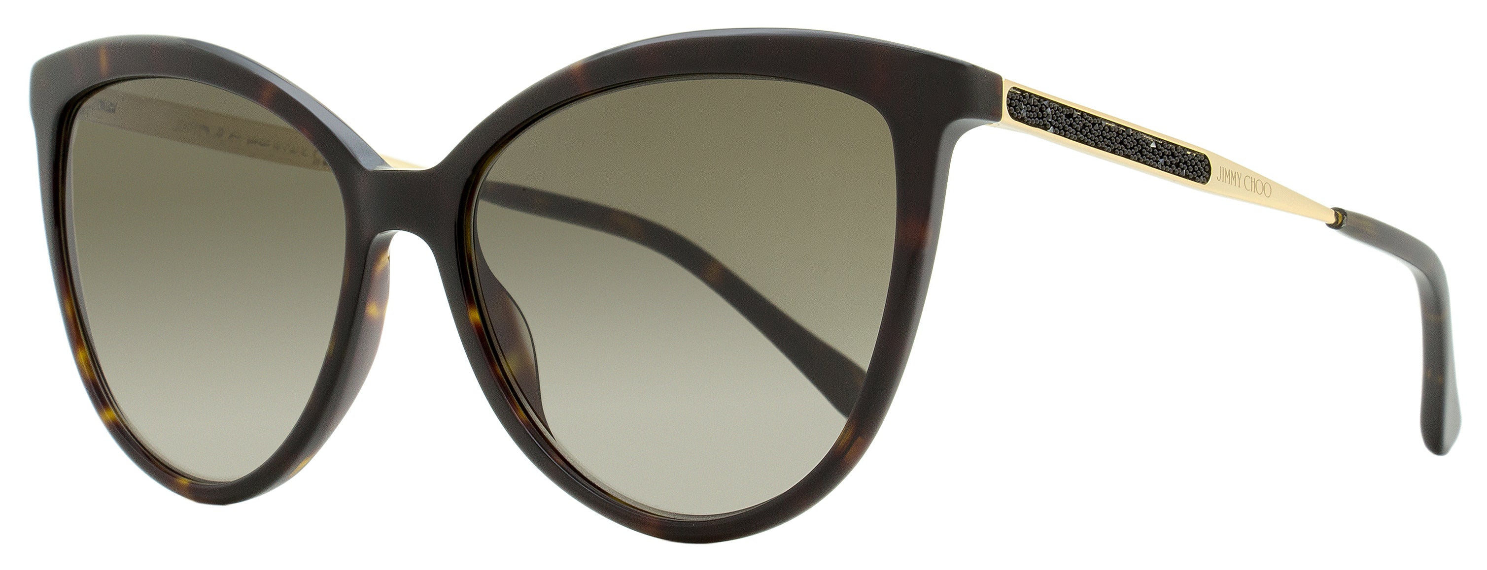 Jimmy Choo Belinda Cat-Eye Sunglasses — Brown by Jimmy Choo