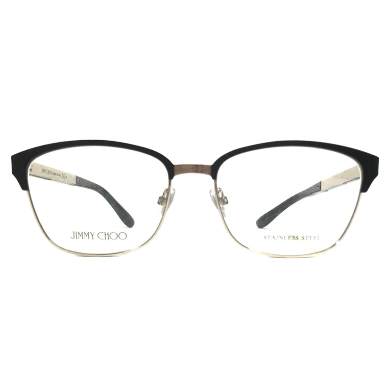 Jimmy Choo JC192000300 Metal and Acetate Eyeglasses — Black by Jimmy Choo