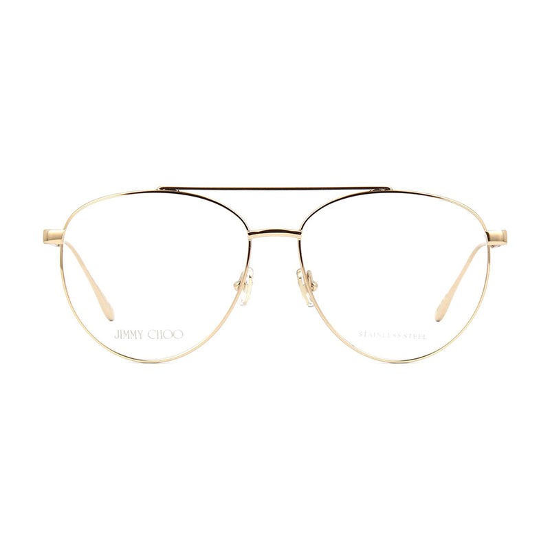 Jimmy Choo JC2160PEF00 Pilot Metal Eyeglasses — Gold, view 2