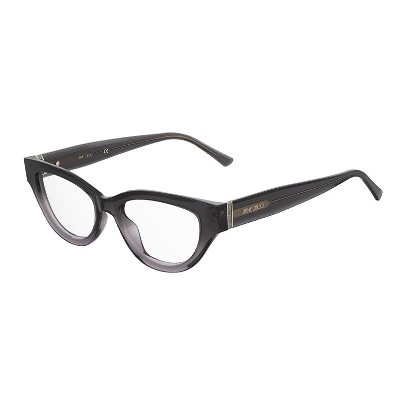 Jimmy Choo JC3500KB700 Gradient Cat-Eye Acetate Eyeglasses — Gray, view 2
