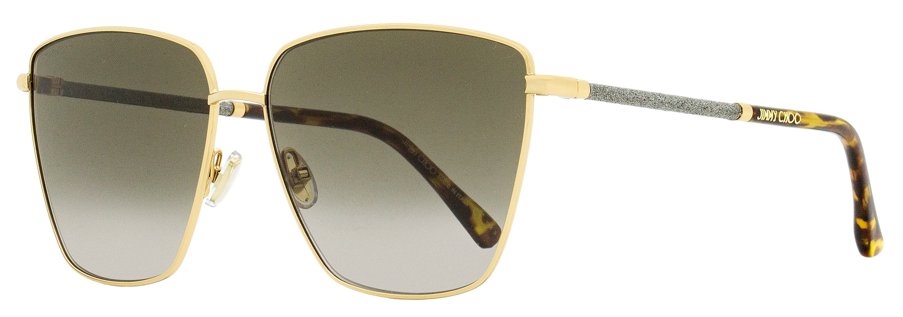 Jimmy Choo Lavi Sunglasses — Gold, view 2