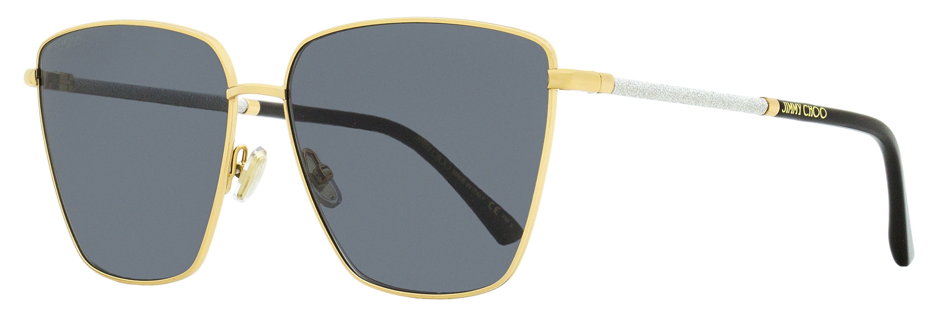 Jimmy Choo Lavi Sunglasses — Gold, view 2