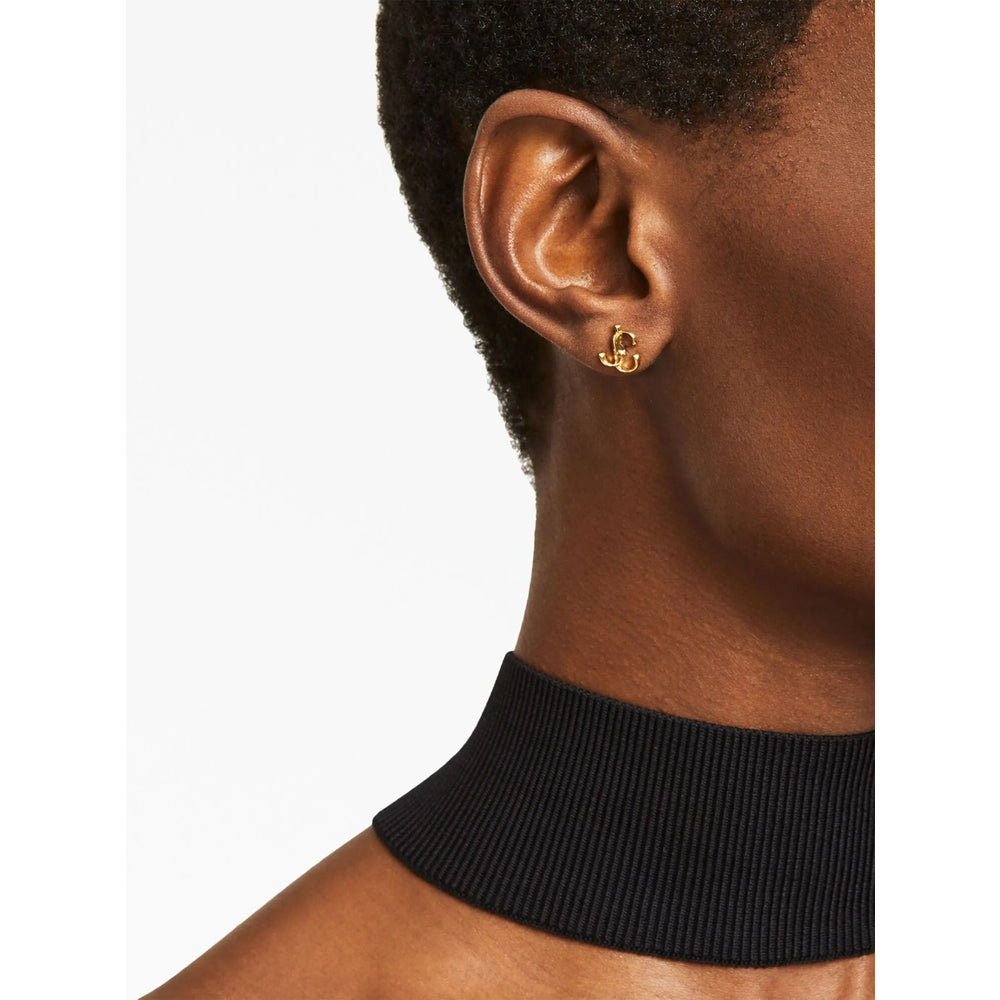 Jimmy Choo Studs Earrings — Gold, view 2