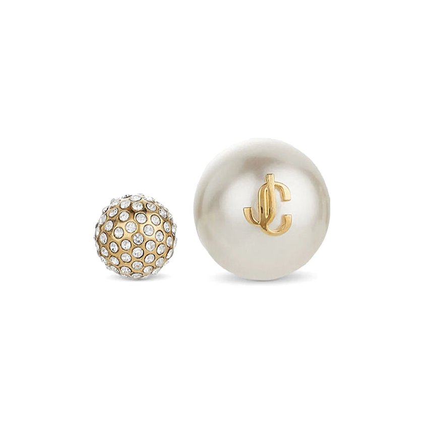 Jimmy Choo Auri Stud Earrings — Gold by Jimmy Choo