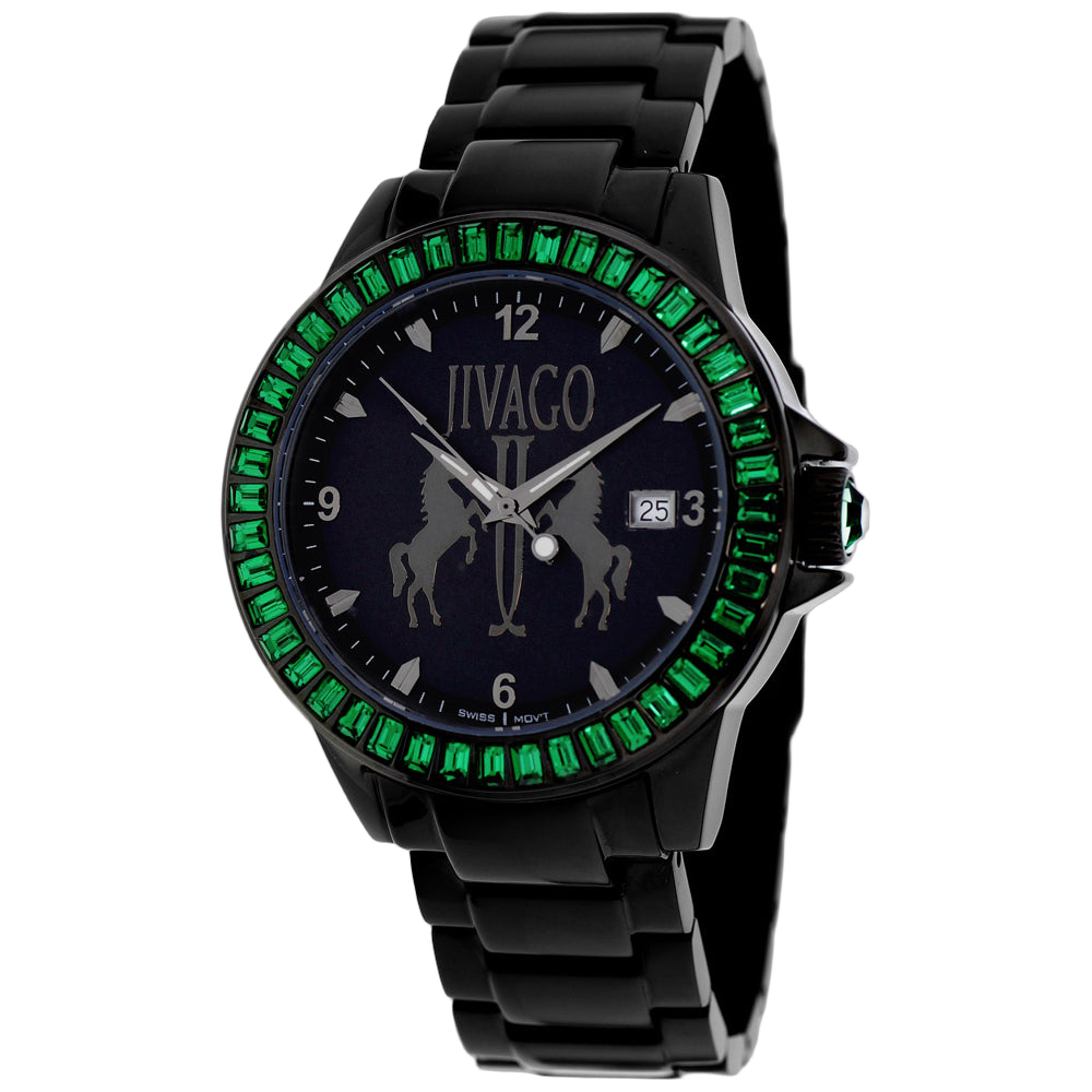 Jivago Luminous Bezel Watch — Black by Jivago