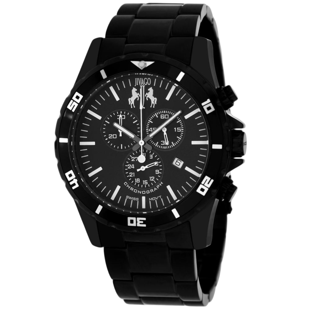 Jivago Chronograph Watch — Black by Jivago