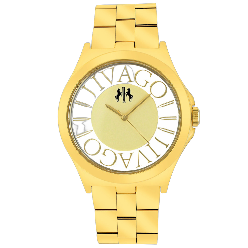Jivago Gold-Tone Dial Watch — Gold by Jivago