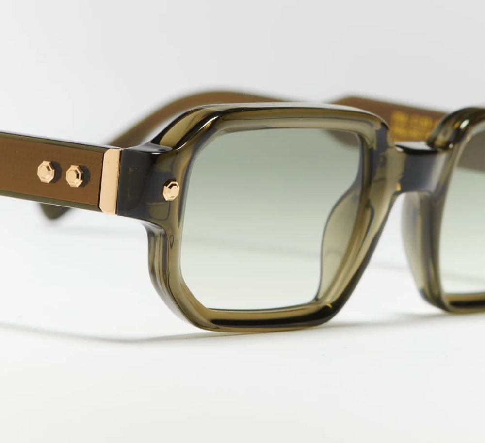 John Dalia P06 Sunglasses — Green, view 3