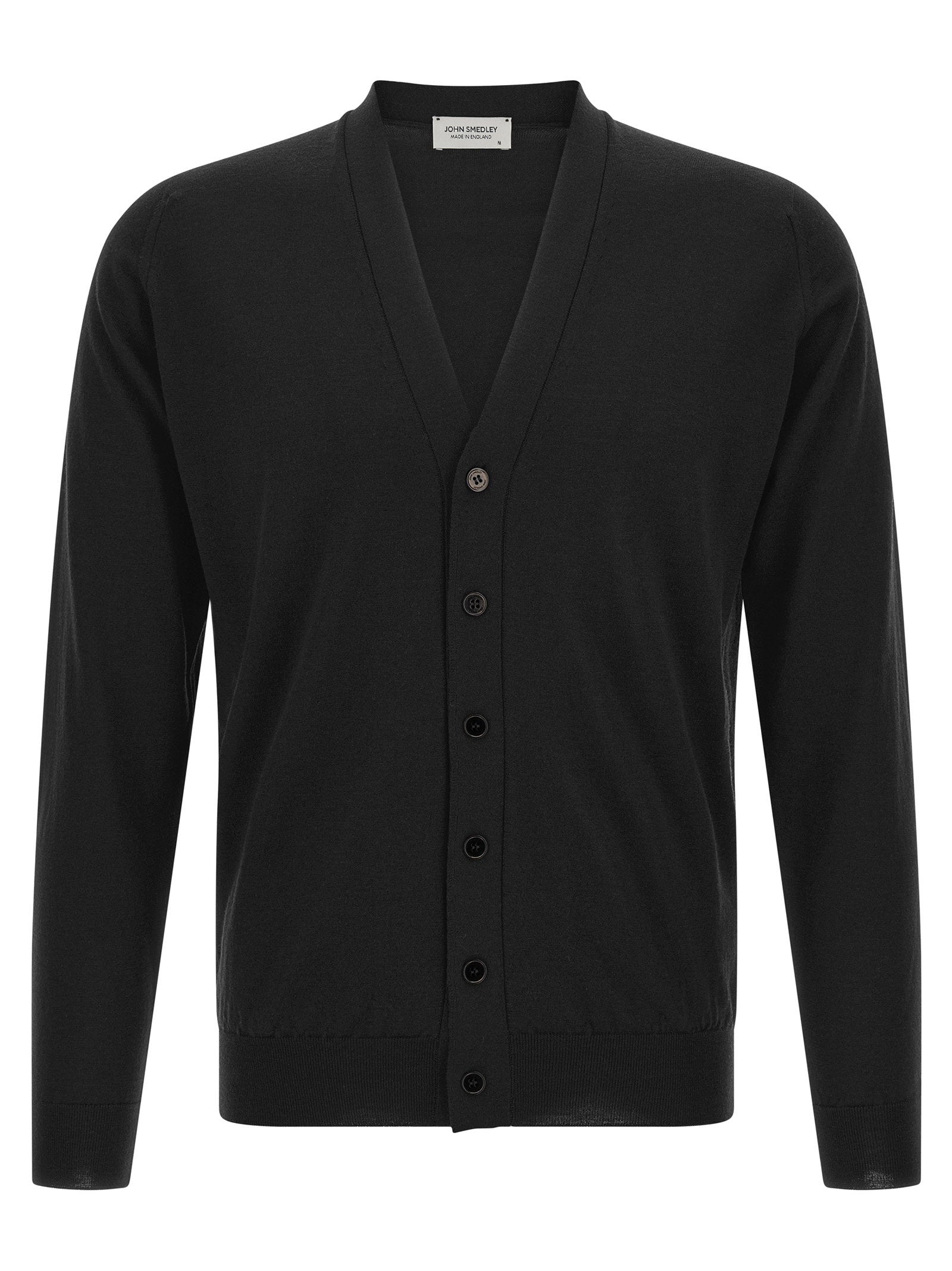 John Smedley Bradrick Cardigan — Black by John Smedley