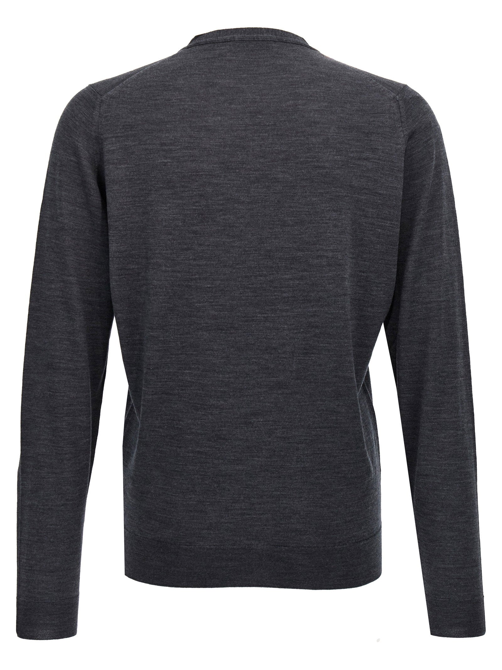John Smedley Petworth Cardigan — Charcoal, view 2