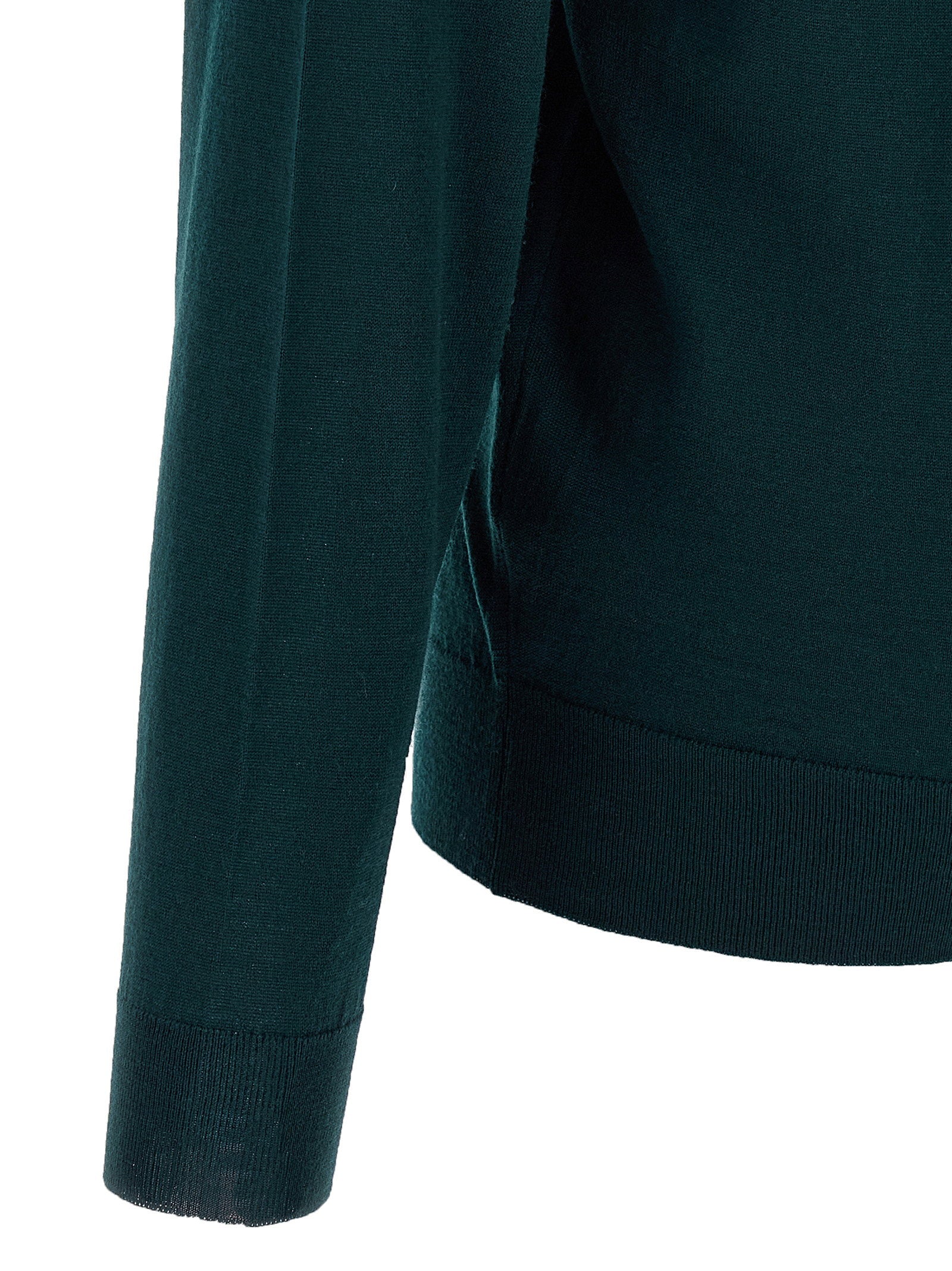 John Smedley Petworth Cardigan — Teal, view 4