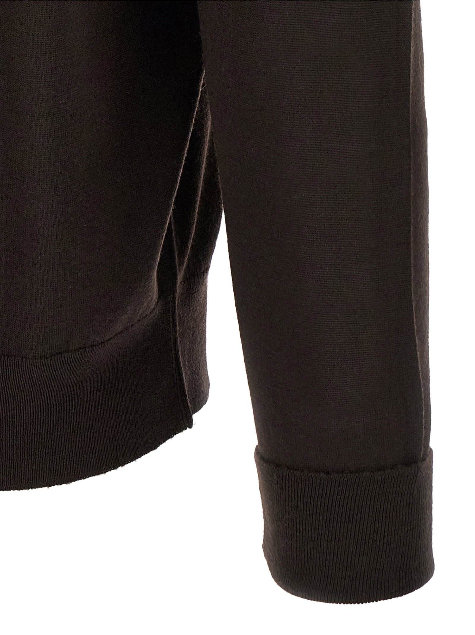 John Smedley Dorset Polo Shirt — Black, view 4