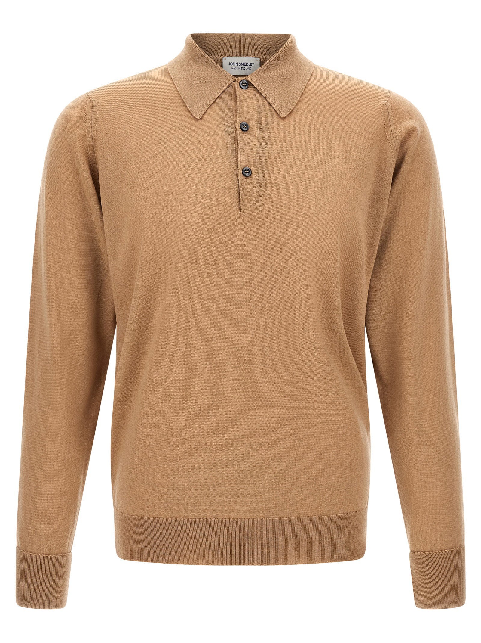 John Smedley Dorset Polo Shirt — Camel by John Smedley