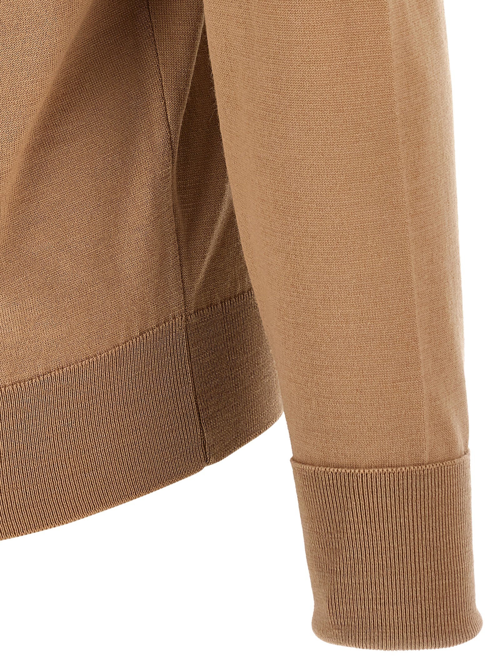 John Smedley Dorset Polo Shirt — Camel, view 4
