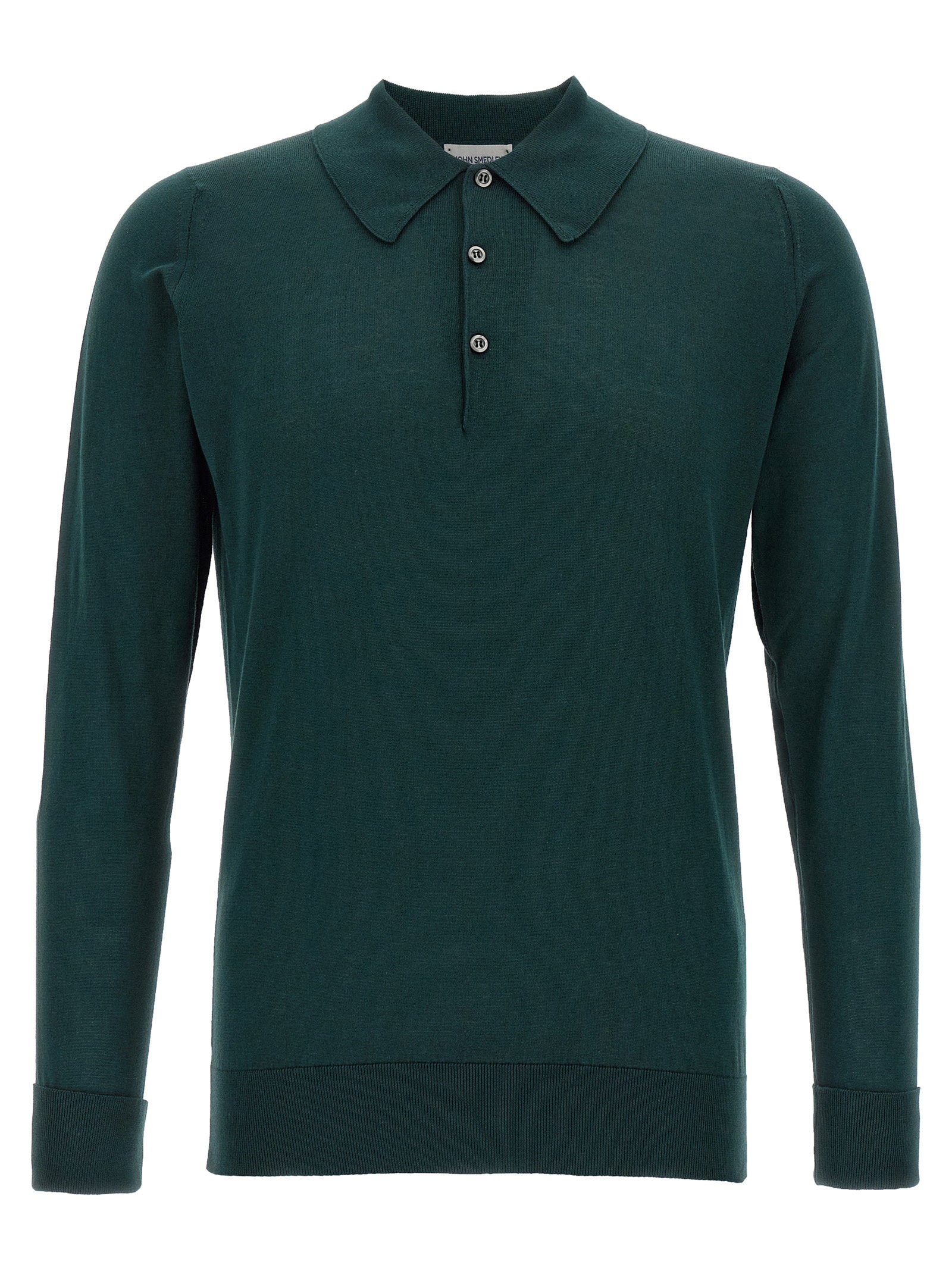 John Smedley Finchley Polo — Teal by John Smedley