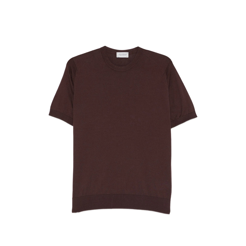 John Smedley Kempton Raisi T-Shirt — Brown by John Smedley